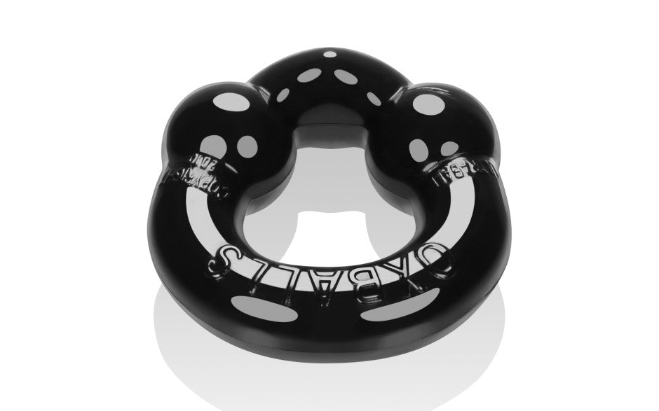 Ultraballs 2 Pk Cockring Black And Pool Blue