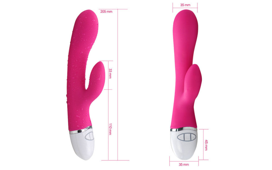 Dreamer 7 Mode Silicone Rechargeable Rabbit Vibrator Pink