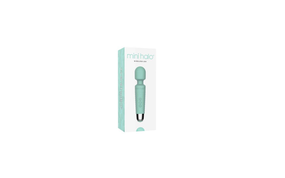 Shibari Mini Wand Halo 20X Minty Green