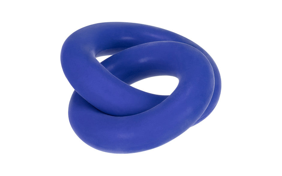 DUO Linked Cock/Ball Rings by Hunkyjunk Cobalt