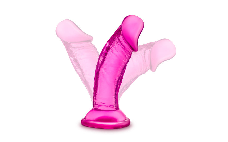 B Yours Sweet N Small Dildo with Suction Cup 4in Pink