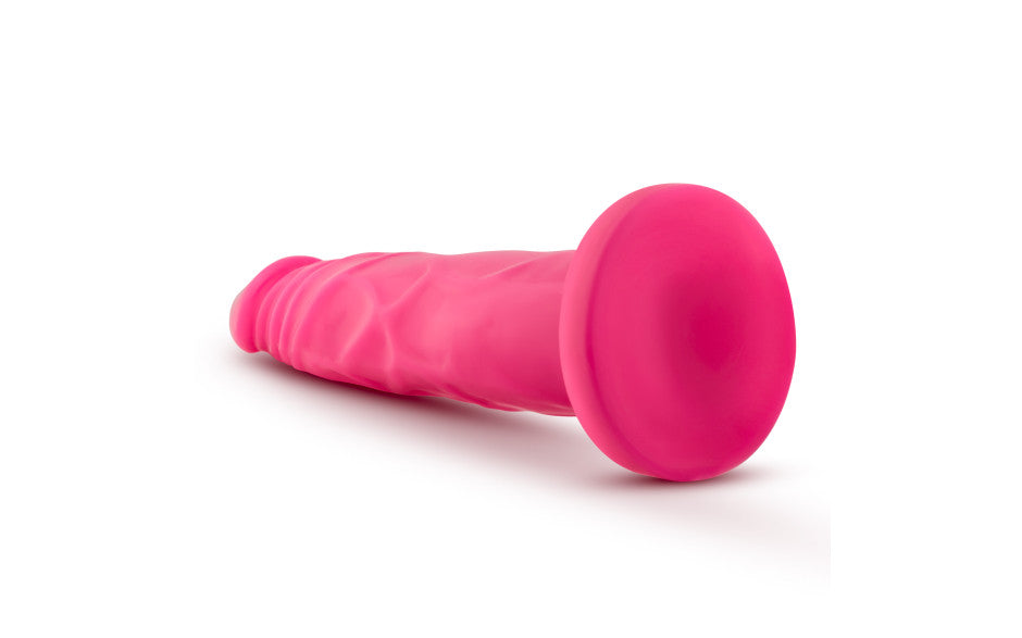 Neo Dual Density Cock 7.5in Neon Pink