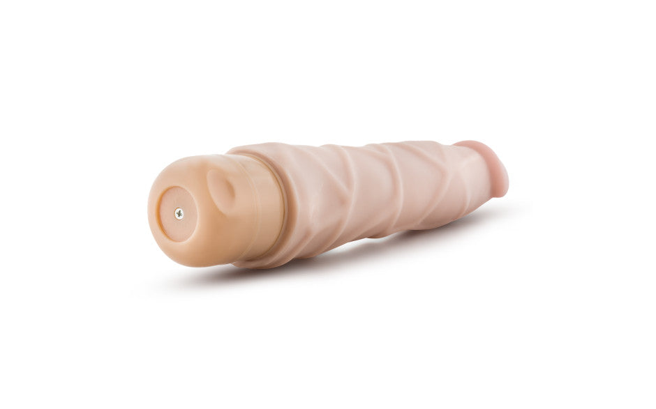 Dr Skin Cock Vibe 1 9in Vibrating Cock Beige