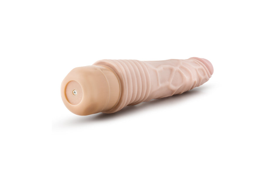 Dr Skin Cock Vibe 2 9in Vibrating Cock Beige