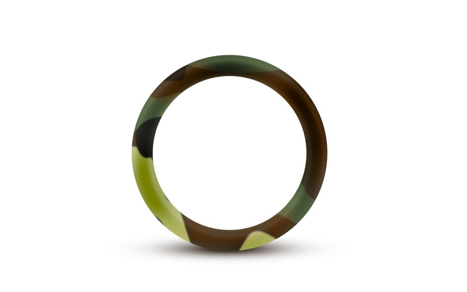 Performance Silicone Camo Cock Ring Green Camoflauge