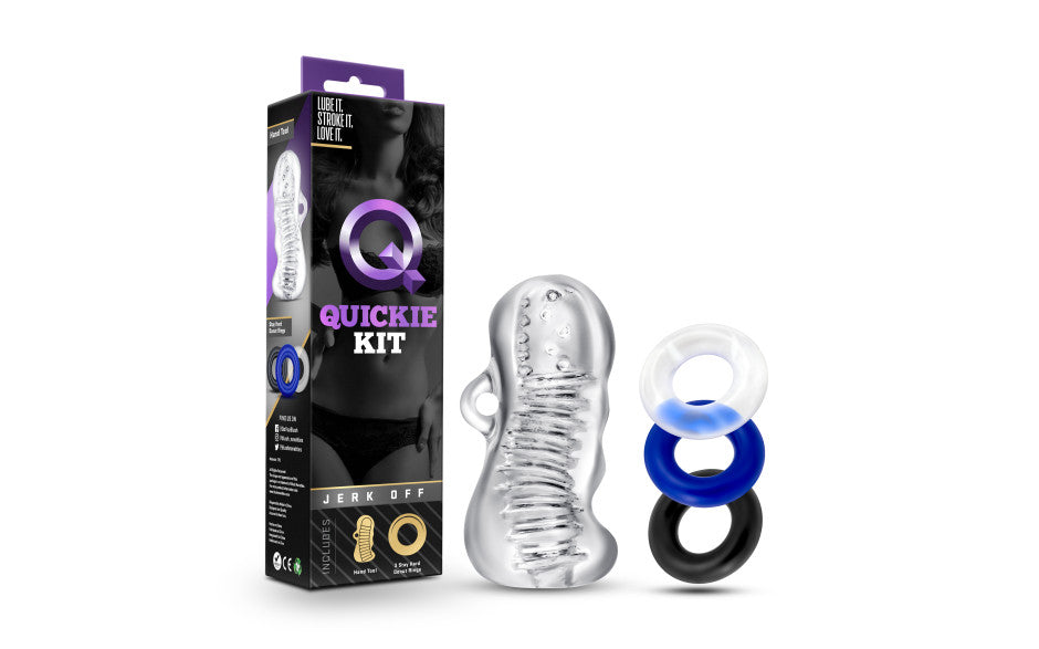 Quickie Kit Jerk Off Clear