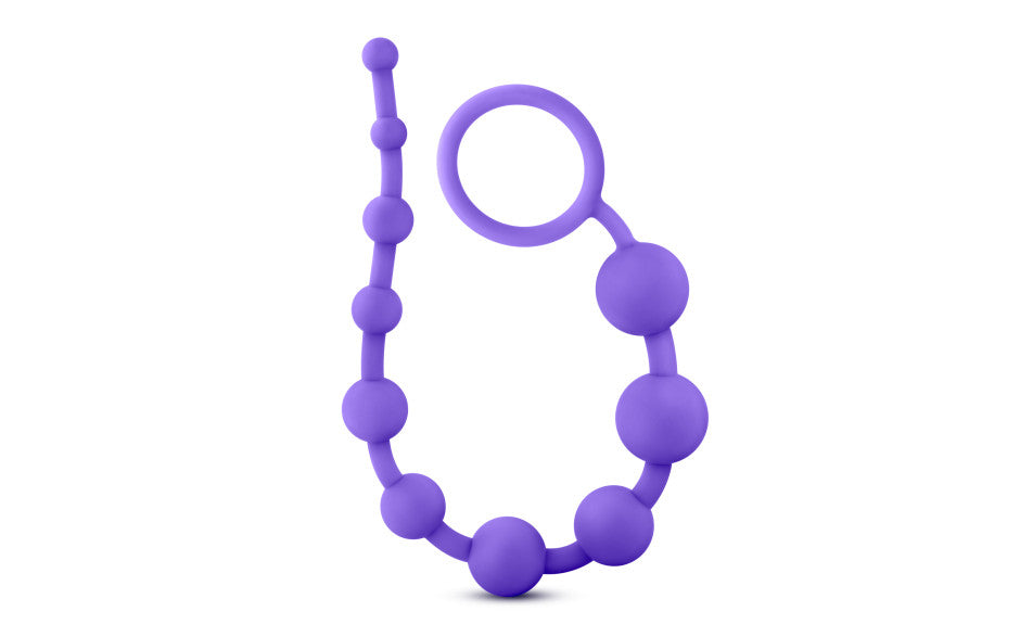 Luxe Silicone 10 Beads Purple