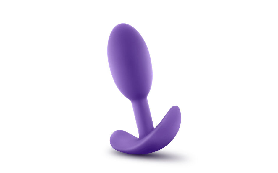 Luxe Wearable Vibra Slim Plug Small Purple