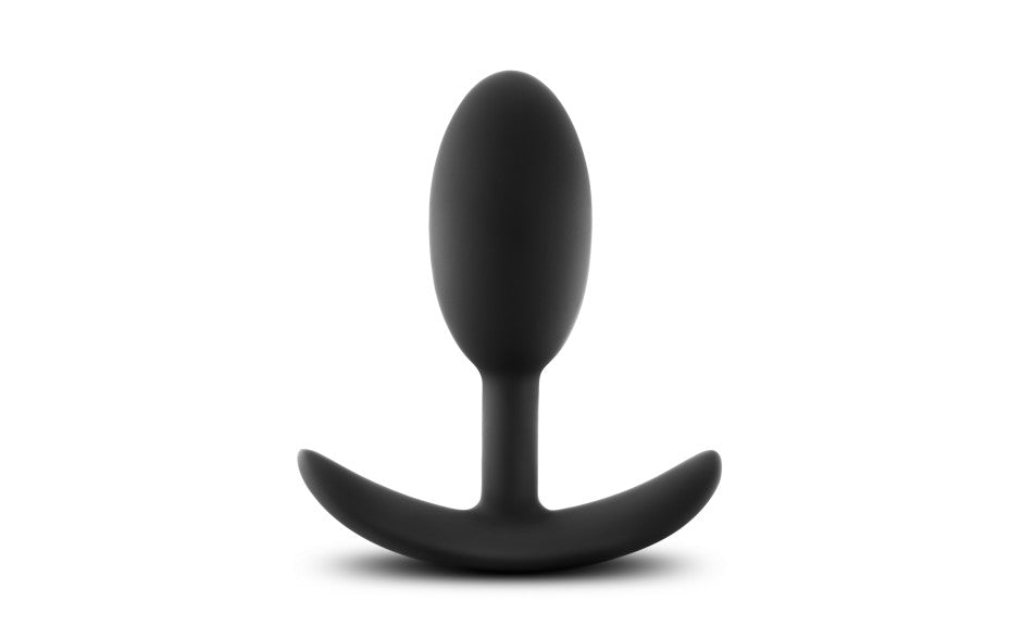 Luxe Wearable Vibra Slim Plug Medium Black