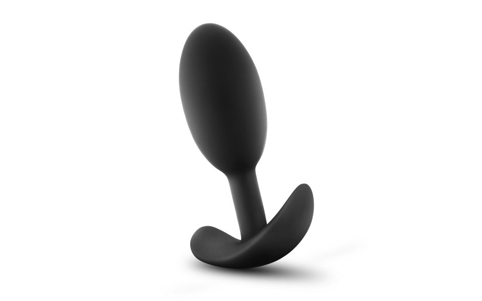Luxe Wearable Vibra Slim Plug Medium Black