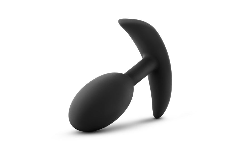Luxe Wearable Vibra Slim Plug Medium Black