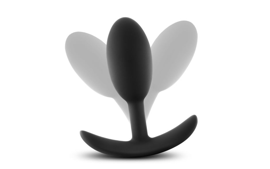 Luxe Wearable Vibra Slim Plug Medium Black