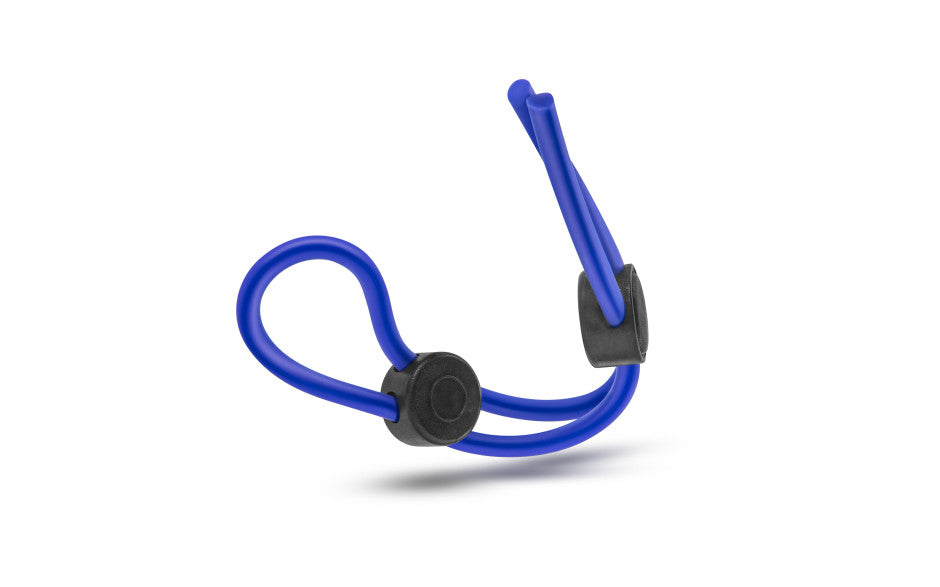 Stay Hard Silicone Double Loop Cock Ring Blue