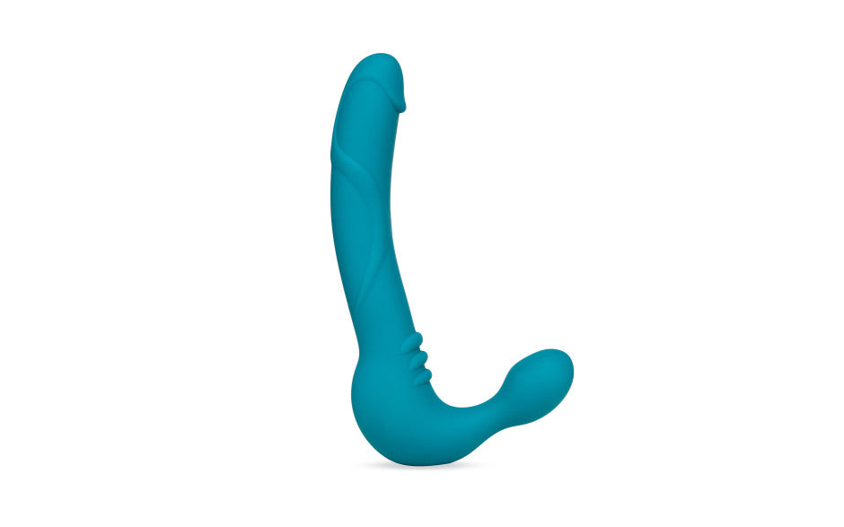 Temptasia Luna Strapless Silicone Dildo Teal