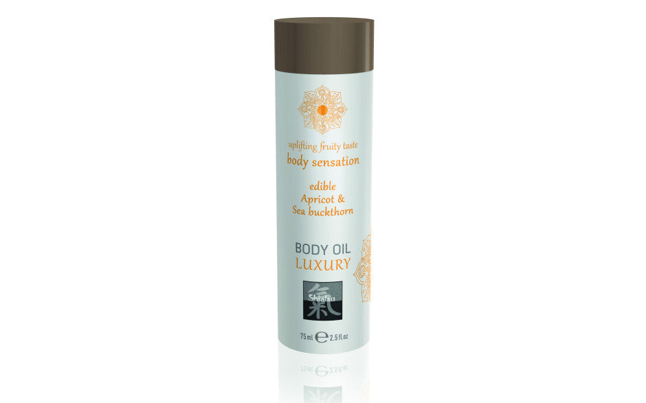 Shiatsu Luxury Body Oil Edible Apricot and Sea Buckthorn