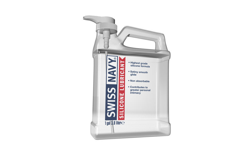 Swiss Navy Silicone Lubricant 1gal/3.8L