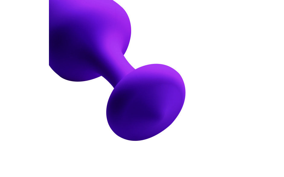Purple Pleasures 3 Pc Silicone Anal Plugs