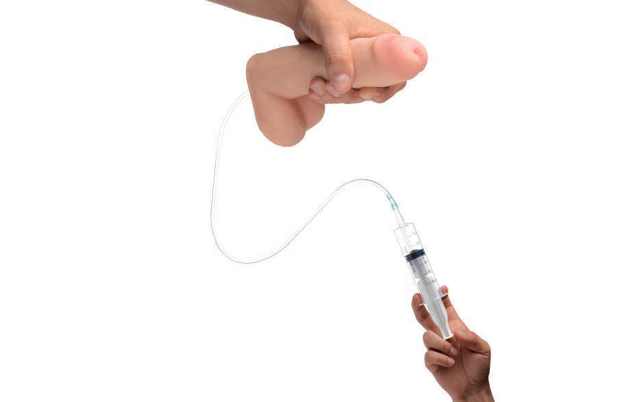 Squirting Dildo 8in with Syringe