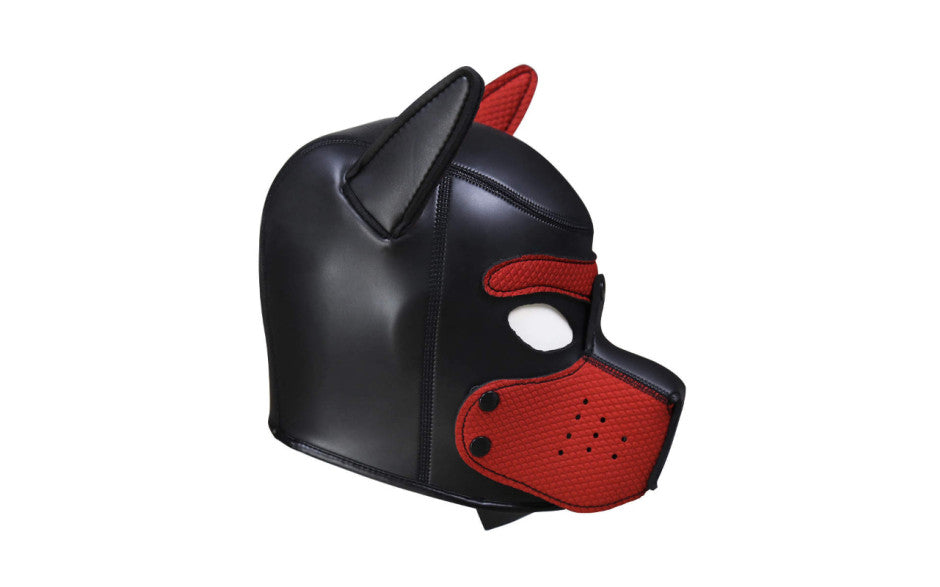 Puppy Play Mask Red