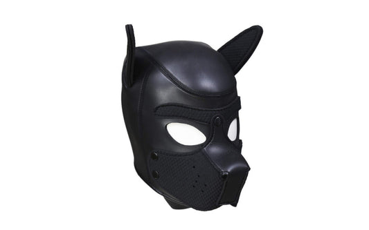 Puppy Play Mask Black