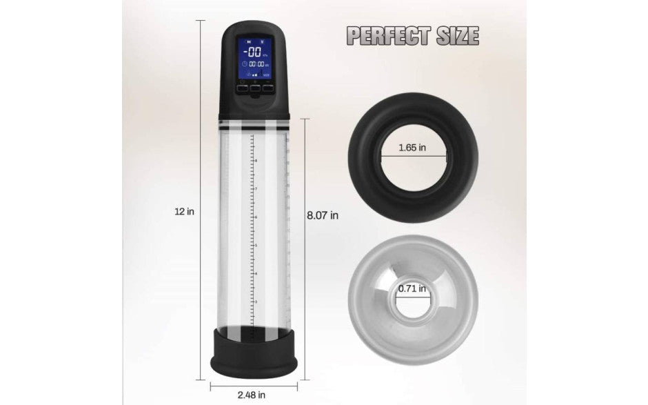 Luxury USB LCD Auto-Pump Clear
