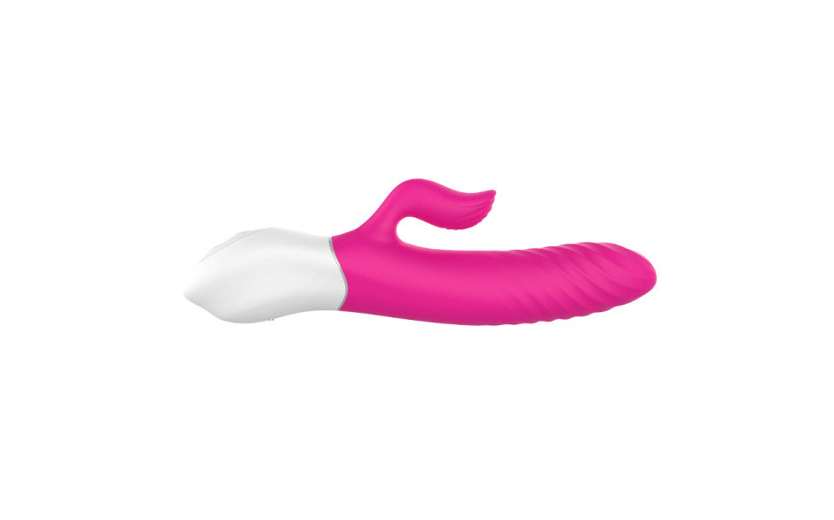 Lighter Thrusting Rabbit Vibrator Pink