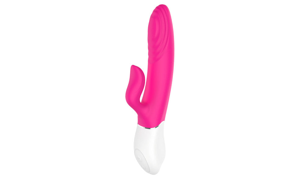 Lighter Thrusting Rabbit Vibrator Pink