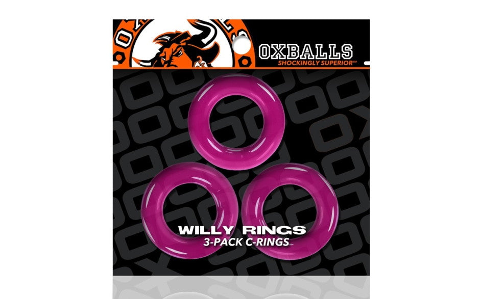 Willy Rings Hot Pink