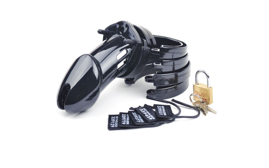 Male Chastity Kit Black