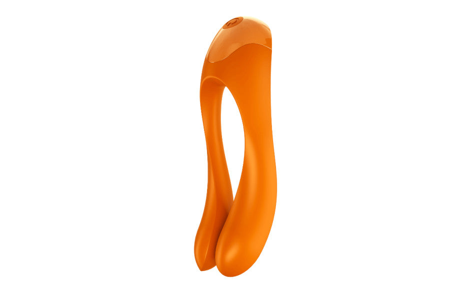 Satisfyer Candy Cane Finger Vibe Orange