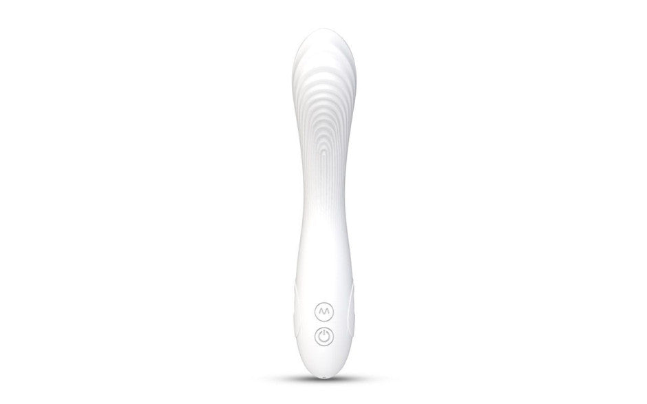 Flexible Bending Silicone Vibrator White
