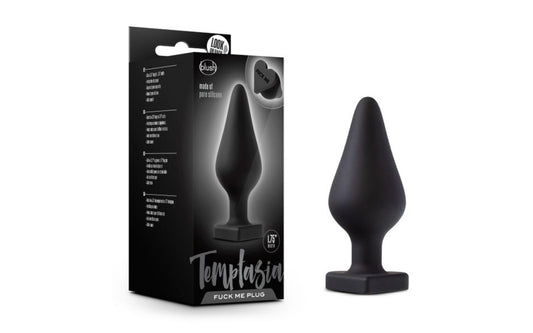 Temptasia Fuck Me Butt Plug Black