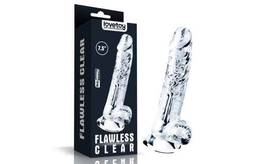 Clear Dildo 7.5in