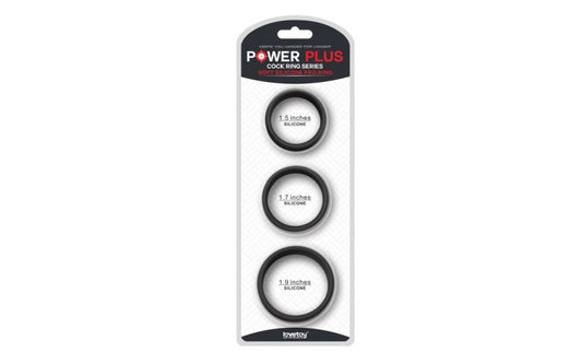 Silicone 3 Pc Pro Cock Ring Set