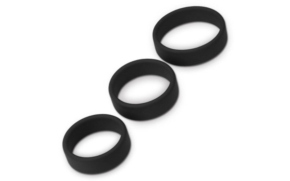 Silicone 3 Pc Pro Cock Ring Set