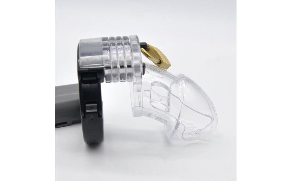 Brutus Alpha Chastity Cage Clear