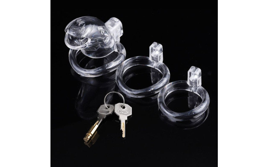 Brutus Shark Chastity Cage Clear