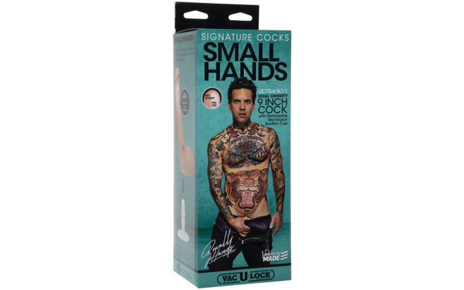 Small Hands Cock w Removable Vac-U-Lock Suction Cup Vanilla