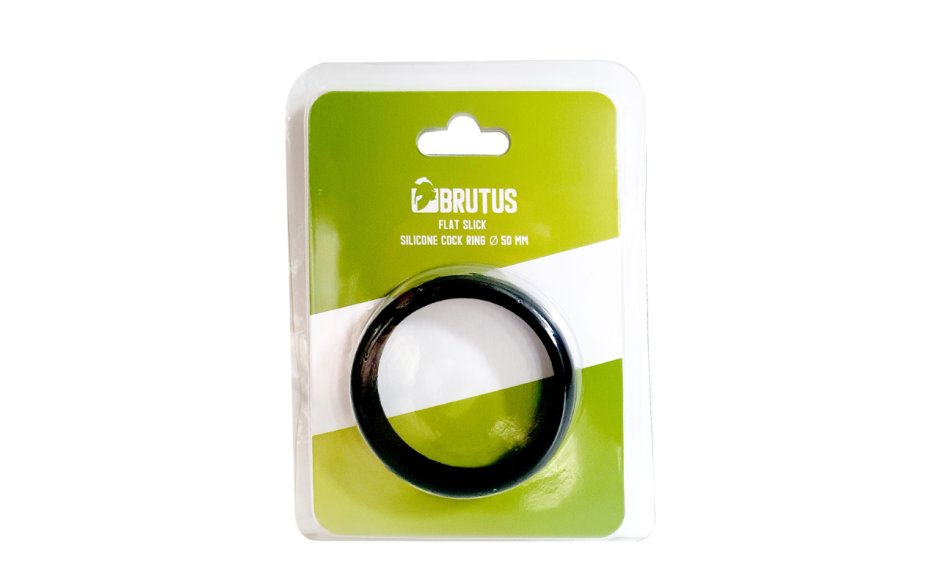 Brutus Flat Slick Cock Ring 50mm