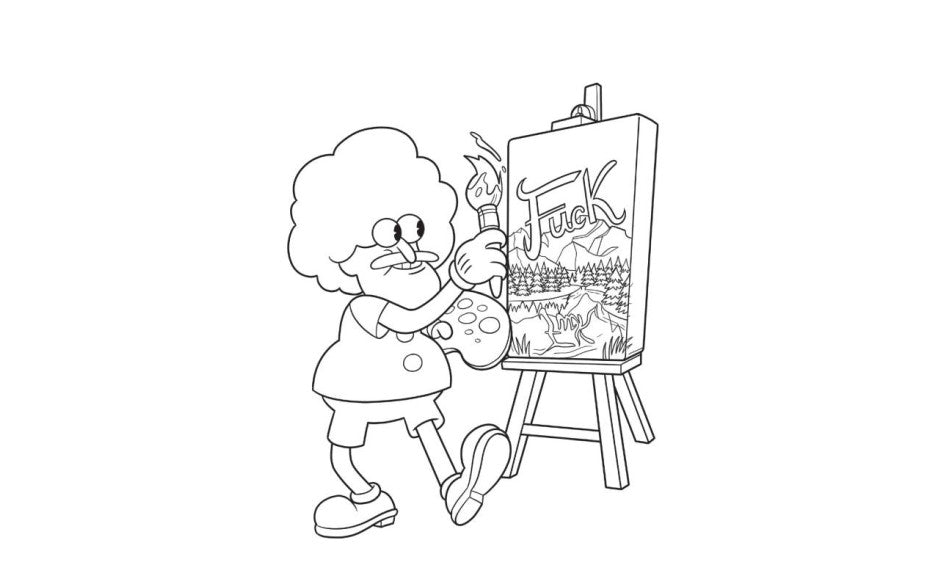 Suck My Crayon Colouring Book