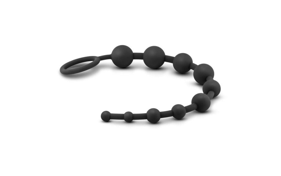 Anal Adventures Platinum Silicone 10 Anal Beads