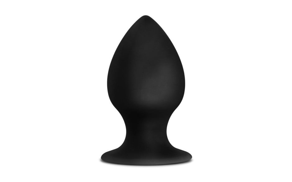 Anal Adventures Platinum Silicone Anal Stout Plug Large