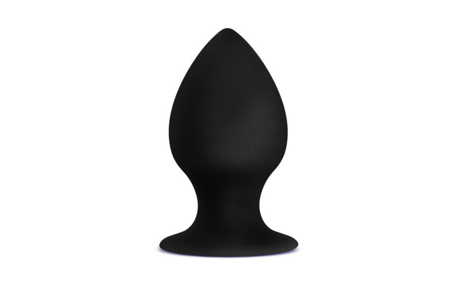 Anal Adventures Platinum Silicone Anal Stout Plug Medium