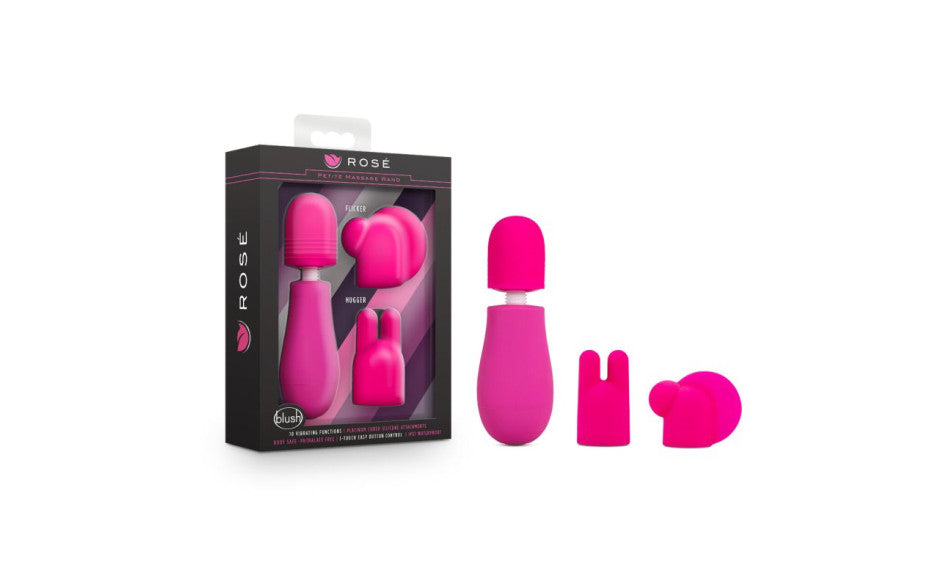 Rose Petite Massage Wand Pink