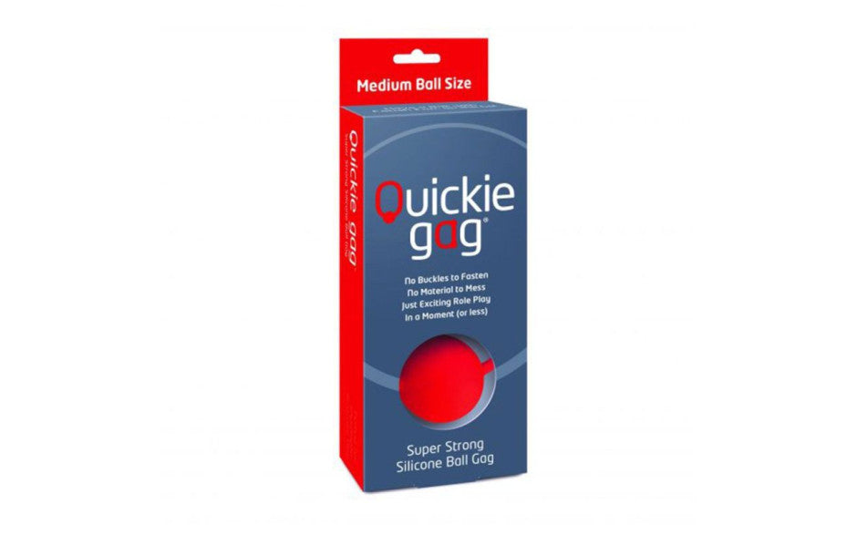 Quickie Gag Medium Ball Red
