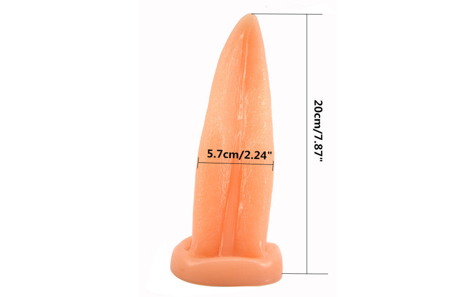 Tongue Shape Anal Plug Flesh