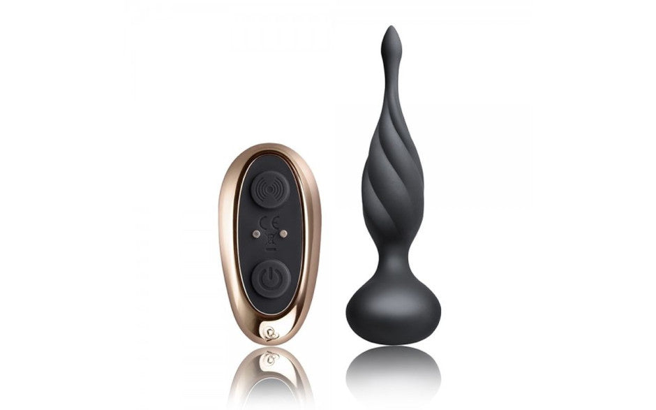 Petite Sensation Discover Butt Plug w Remote Black