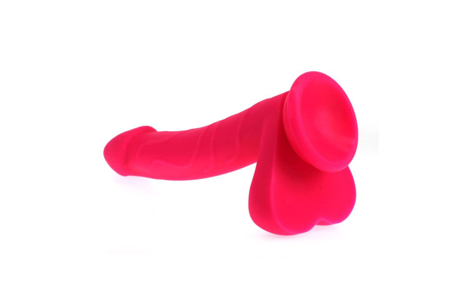 Realistic Cock w Balls Pink