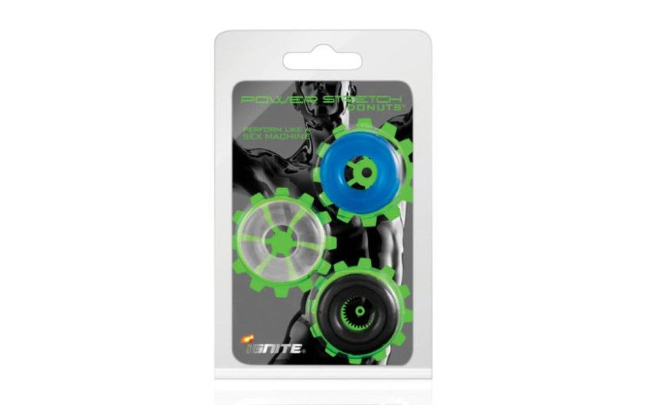 Power Stretch Donuts 3 Pc Multi Colour