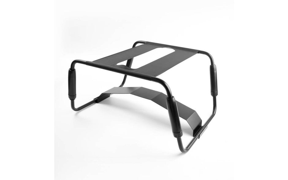 Sex Chair Adjustable Height Black w Arch Bridge